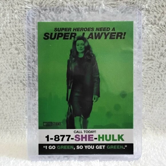 3/$25 Mint 2022 Marvel's She-Hulk Business Card Limited Promo Card!! - Picture 1 of 2